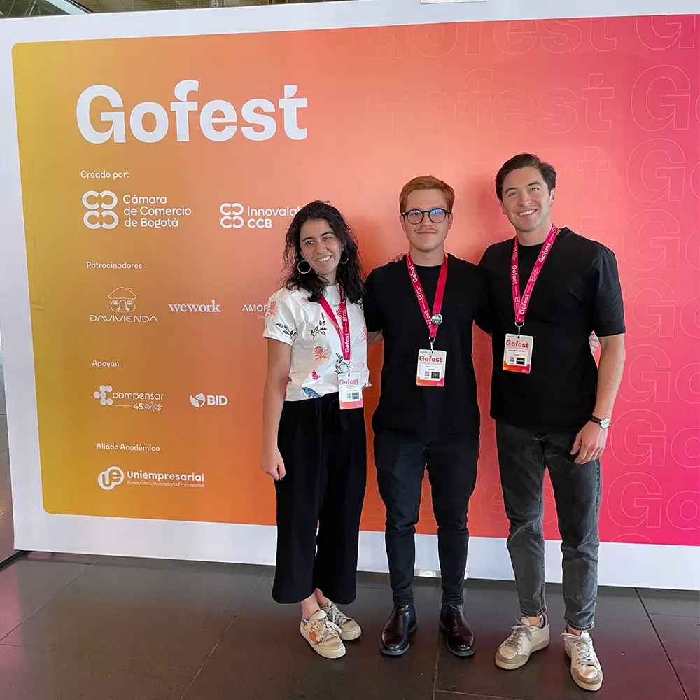 Diego, Paula and Emilio at GoFest with Aleriom