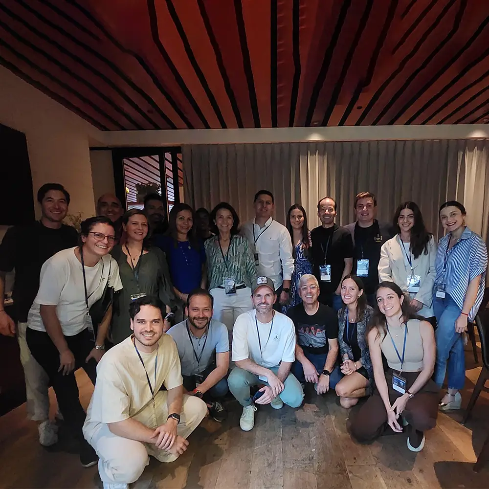 Diego with his entire cohort at Mana Tech with Aleriom